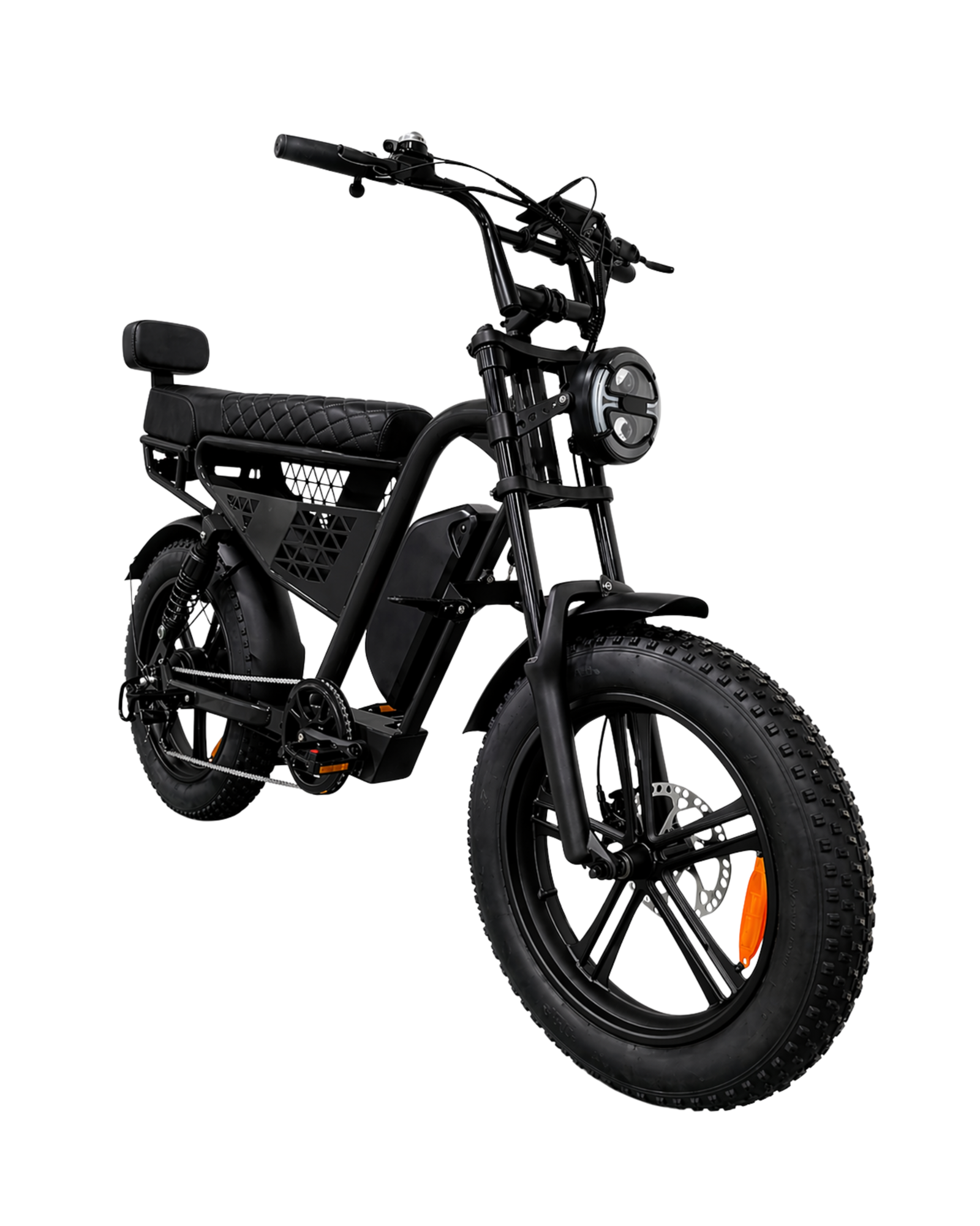 Bicicleta Elétrica EBA220 1000W Preto com Banco Cinza